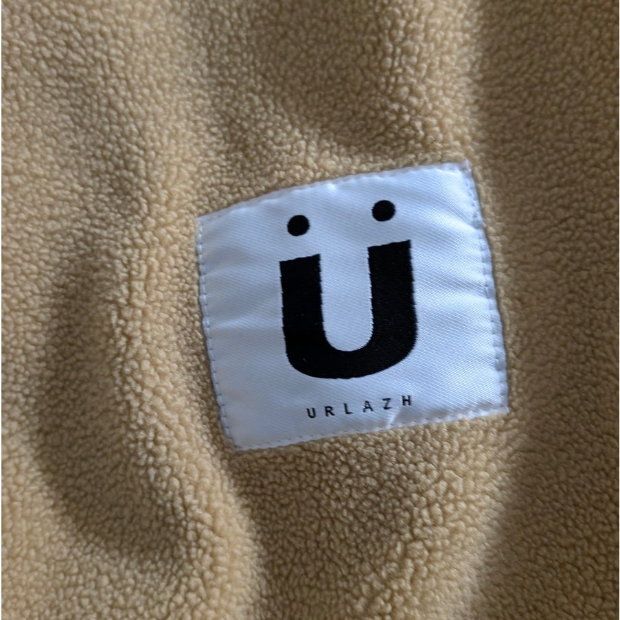 Urlazh Tan Logo Long Sleeve Crewneck Cotton Oversized U Cloud Sweatshirt — image 4 of 8